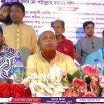 পাঁচবিবিতে মসজিদের সিঁড়ির ভিত্তিপ্রস্তর স্থাপন