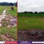 কালীগঞ্জে বিএনপি নেতার উদ্যোগে সড়ক ও খাল পরিষ্কার